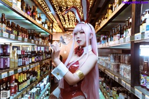 机智的哔啵 Cosplay Zero Two Bunnygirl