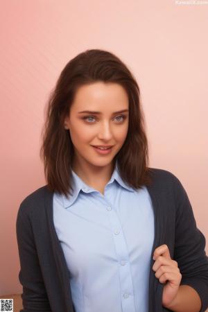 A woman in a black bra top sitting on a bed.