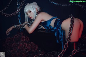 爆机少女喵小吉 Cosplay 黑呆 Saber Alter