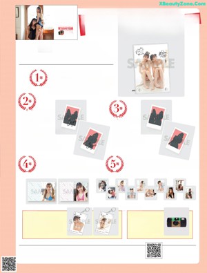 A group of four pictures of a woman in lingerie.